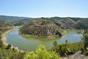 Ocreza river near the traditional village of Foz do Cobrao Ocreza river near the traditional village of Foz do Cobrao