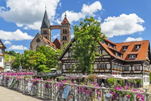 Old town with St. Dionys church, Esslingen am Neckar, Baden-Wurttemberg, Germany Old town with St. Dionys church, Esslingen am Neckar, Baden-Wurttemberg, Germany