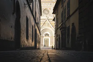 Orvieto Cathedral from the old town, Terni province, Umbria, Italy Orvieto Cathedral from the old town, Terni province, Umbria, Italy