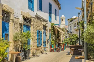 Outdoor cafes in Limassol, Cyprus