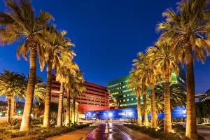 Pacific Design Center at Night, Los Angeles, California, USA Pacific Design Center at Night, Los Angeles, California, USA