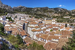 Panoramic view of Grazalema, Andalusia, Spain Panoramic view of Grazalema, Andalusia, Spain