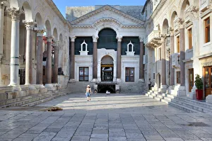 Split Croatia Prints: Peristyle, Split, Dalmatia, Croatia