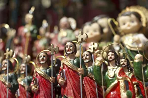 Peru Lima, Statues Of Jude the Apostle For Sale, Venerated At Iglesia San Francisco Peru Lima, Statues Of Jude the Apostle For Sale, Venerated At Iglesia San Francisco