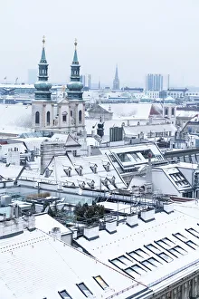 Peterskirche (St. Peters Church) from north tower of St Peterskirche (St. Peters Church) from north tower of St