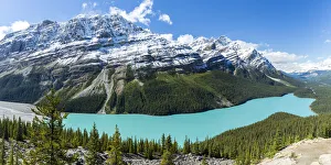 Peyto Lake along Icefileds Parkway in Banff National Park, Alberta, Canada Peyto Lake along Icefileds Parkway in Banff National Park, Alberta, Canada