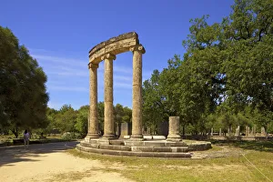 The Philippeion, Olympia, Arcadia, The Peloponnese, Greece, Southern Europe The Philippeion, Olympia, Arcadia, The Peloponnese, Greece, Southern Europe
