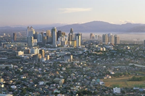 Prints of Philippines, Manila, Pasig City Business Area Skyline Pasig Prints: Manila Pasig City Business Area Print