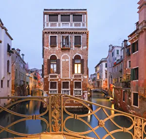 Picturesque View over the Rio de San Giovanni Laterano im Sestiere Castello; Venice Picturesque View over the Rio de San Giovanni Laterano im Sestiere Castello; Venice