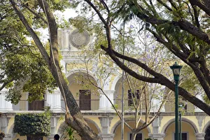 Plaza in the city of Antigua, Guatemala, Central America Plaza in the city of Antigua, Guatemala, Central America