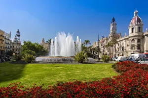 Plaza del Ayuntamiento, Valencia, Comunidad Valenciana, Spain Plaza del Ayuntamiento, Valencia, Comunidad Valenciana, Spain