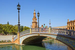 Plaza de Espana, Sevilla, Andalusia, Spain Plaza de Espana, Sevilla, Andalusia, Spain