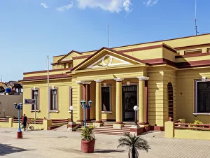 AWL Print of Poder Popular Municipal Building, Cuba