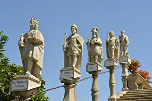 Portuguese Kings stairway in the gardens of the Paco Episcopal of Castelo Branco Portuguese Kings stairway in the gardens of the Paco Episcopal of Castelo Branco