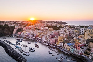 Procida, La Corricella Harbour. Campania, Italy Procida, La Corricella Harbour. Campania, Italy