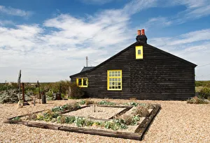 Prospect Cottage, Derek Jarmans house, with a John Donne poem The Sunne Prospect Cottage, Derek Jarmans house, with a John Donne poem The Sunne
