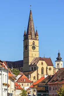 Protestant City Church, Sibiu, Transylvania, Romania Protestant City Church, Sibiu, Transylvania, Romania