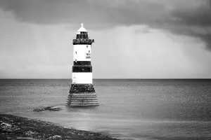 Prints of Trwyn Du Lighthouse (Penmon Lighthouse), Anglesey, Wales Wales Prints: Trwyn Du Lighthouse Print, Anglesey, Wales