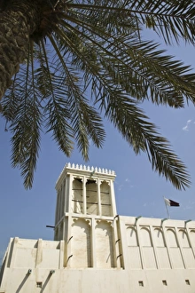 Qatar, Doha, Heritage House Museum, Traditional Badgir (Wind Tower) Qatar, Doha, Heritage House Museum, Traditional Badgir (Wind Tower)