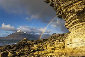 Rainbow at Elgol, Isle of Skye, Highland Region, Scotland Rainbow at Elgol, Isle of Skye, Highland Region, Scotland