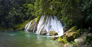 Reach Falls, St. Thomas Parish, Jamaica, Caribbean Reach Falls, St. Thomas Parish, Jamaica, Caribbean