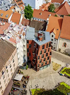 Riga's Reformation Square Elevated Print