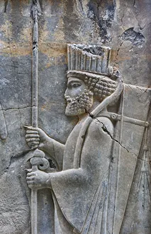 Relief, Apadana Palace, Persepolis, ceremonial capital of Achaemenid Empire, Fars Relief, Apadana Palace, Persepolis, ceremonial capital of Achaemenid Empire, Fars