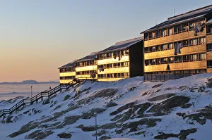 residential houses in Ilulissat, Greenland residential houses in Ilulissat, Greenland
