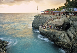 Prints of Ricks Cafe, Negril, Jamaica Jamaica Prints: Ricks Cafe Print, Negril Jamaica