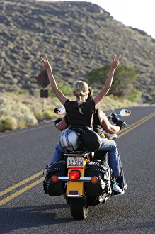 Riding Motor bike, Flagstaff, Arizona, USA MR Riding Motor bike, Flagstaff, Arizona, USA MR