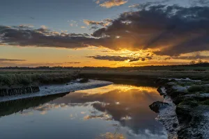 River Blyth at Sunset, Blythburgh, Suffolk, England River Blyth at Sunset, Blythburgh, Suffolk, England