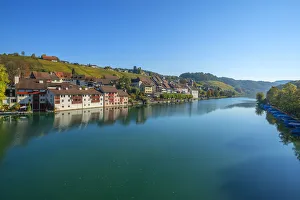 River Rhine with Eglisau, Zurich, Switzerland River Rhine with Eglisau, Zurich, Switzerland