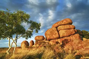 Devils Marbles Rock Formation Print