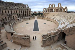 Roman amphitheatre (230-238), El Jem, Tunisia Roman amphitheatre (230-238), El Jem, Tunisia