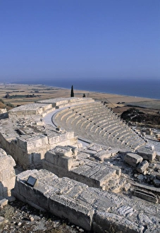 Kourion Archaeological Site Prints: Roman Ampitheatre