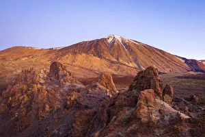 Roques de Garcia with mount Teide in background. Tenerife, Canary Islands, Spain Roques de Garcia with mount Teide in background. Tenerife, Canary Islands, Spain