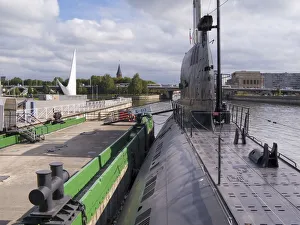 Russia, Kaliningrad, World Ocean Museum, Soviet era submarine Russia, Kaliningrad, World Ocean Museum, Soviet era submarine