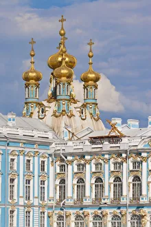 Russia, St Petersburg, Tsarskoe Selo, Catherine Palace (Yekaterinsky Dvorets) Russia, St Petersburg, Tsarskoe Selo, Catherine Palace (Yekaterinsky Dvorets)