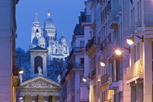 Sacre Coeur & Notre Dame de Lorette, Paris, France Sacre Coeur & Notre Dame de Lorette, Paris, France