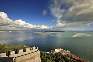 Sado river Bay, Outao fortress and Troia peninsula. Portugal Sado river Bay, Outao fortress and Troia peninsula. Portugal