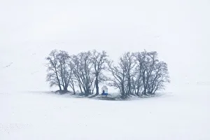 Saint Barbora Chapel in winter, Strazovice, Hodonin District, South Moravian Region, Moravia, Czech Republic Saint Barbora Chapel in winter, Strazovice, Hodonin District, South Moravian Region, Moravia, Czech Republic