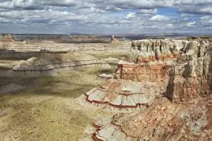 Sandstone erosion landscape in Coalmine Canyon - USA, Arizona, Coconino Sandstone erosion landscape in Coalmine Canyon - USA, Arizona, Coconino