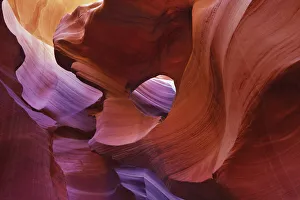 Sandstone erosion landscape in Lower Antelope Canyon - USA, Arizona, Coconino Sandstone erosion landscape in Lower Antelope Canyon - USA, Arizona, Coconino
