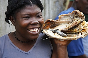 A Sao Tomense woman on the island of Principe A Sao Tomense woman on the island of Principe
