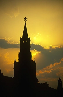 Moscow Cityscape Photography Prints: Saviours Tower