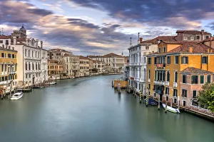 Scenic sunrise over Grand Canal, Venice, Veneto, Italy Scenic sunrise over Grand Canal, Venice, Veneto, Italy