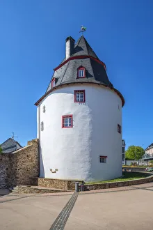 The Schinderhannes tower at Simmern, Hunsruck, Rhineland-Palatinate, Germany The Schinderhannes tower at Simmern, Hunsruck, Rhineland-Palatinate, Germany