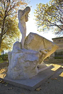 The Separation Of A Couple By De Max, Gravestone, Montparnasse Cemetery, Montparnasse The Separation Of A Couple By De Max, Gravestone, Montparnasse Cemetery, Montparnasse