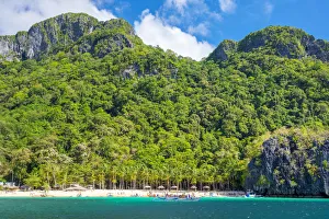 Seven Commando Beach, El Nido, Palawan, Philippines Seven Commando Beach, El Nido, Palawan, Philippines