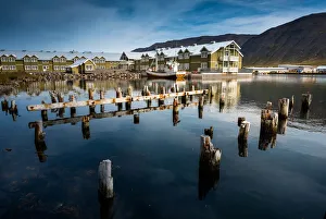 Siglufjordur town, Northern Iceland, Iceland Siglufjordur town, Northern Iceland, Iceland